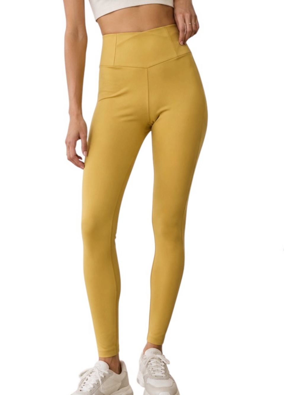 Girlfriend Collective NWT marigold/yellow high waist leggings